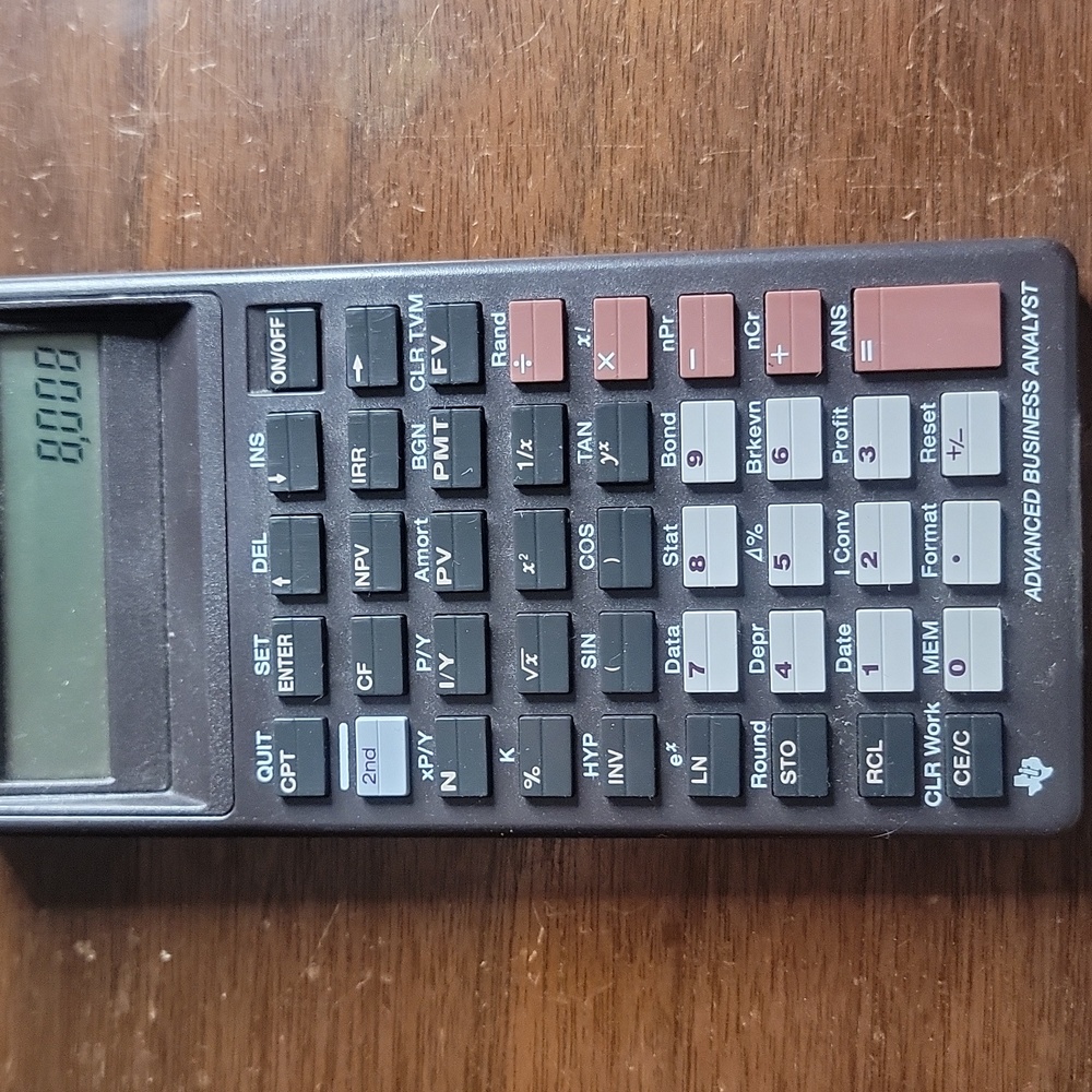 Texas Instruments BAII Plus Financial Calculator - Picture 4 of 8